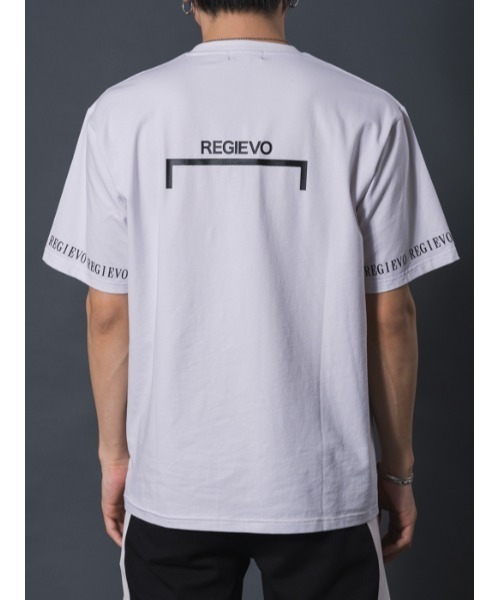 REGIEVO（レジエボ）の「REGIEVO サークルロゴTシャツ（Tシャツ/カットソー・メンズ・ホワイト/ブラック・M/L/XL）」の14枚目の写真
