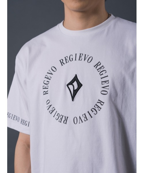 REGIEVO（レジエボ）の「REGIEVO サークルロゴTシャツ（Tシャツ/カットソー・メンズ・ホワイト/ブラック・M/L/XL）」の16枚目の写真