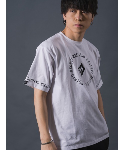 REGIEVO（レジエボ）の「REGIEVO サークルロゴTシャツ（Tシャツ/カットソー・メンズ・ホワイト/ブラック・M/L/XL）」の18枚目の写真