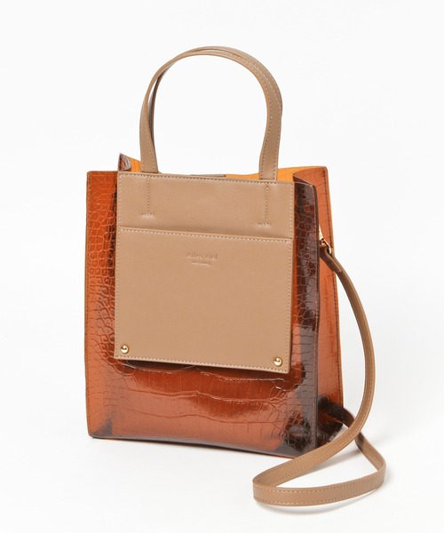 Heather（ヘザー）の「ポケットＰＶＣバッグ　950514（ショルダーバッグ・レディース・ホワイト系/ブラウン系・ONE SIZE）」の20枚目の写真