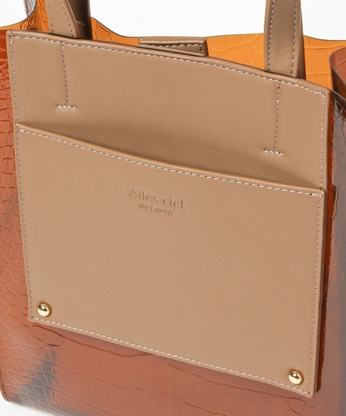 Heather（ヘザー）の「ポケットＰＶＣバッグ　950514（ショルダーバッグ・レディース・ホワイト系/ブラウン系・ONE SIZE）」の18枚目の写真