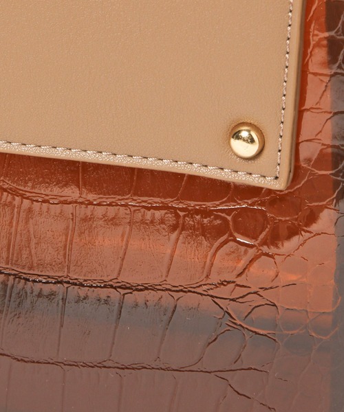 Heather（ヘザー）の「ポケットＰＶＣバッグ　950514（ショルダーバッグ・レディース・ホワイト系/ブラウン系・ONE SIZE）」の12枚目の写真