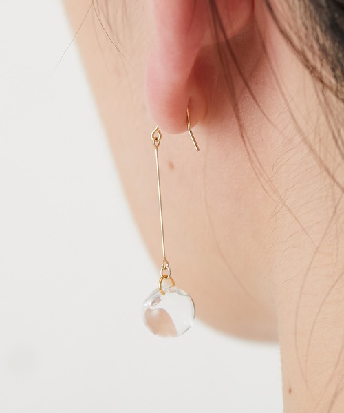 ear PAPILLONNER（イアパピヨネ）の「水の玉ピアス（ピアス（両