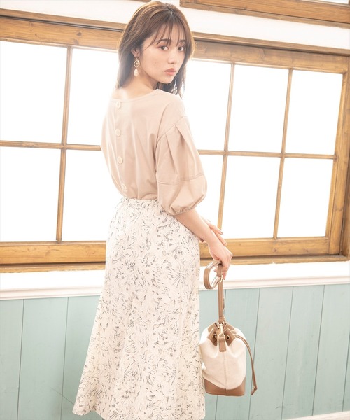 WILLSELECTION（ウィルセレクション）の「ラインフラワーマーメイドスカート（スカート・レディース・ホワイト系その他/グレー系その他・SMALL/MEDIUM）」の3枚目の写真