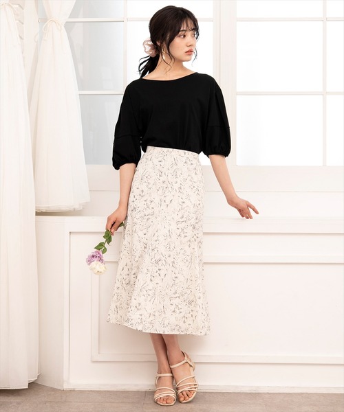 WILLSELECTION（ウィルセレクション）の「ラインフラワーマーメイドスカート（スカート・レディース・ホワイト系その他/グレー系その他・SMALL/MEDIUM）」の12枚目の写真