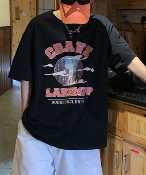 HOOK（フック）の「【HOOK】【2021新作】 アメカジアンティーク風イラストプリント半袖tシャツ（Tシャツ/カットソー・メンズ・ホワイト/ダークグレー/ブラック・XL/XXL/M/L）」の18枚目の写真