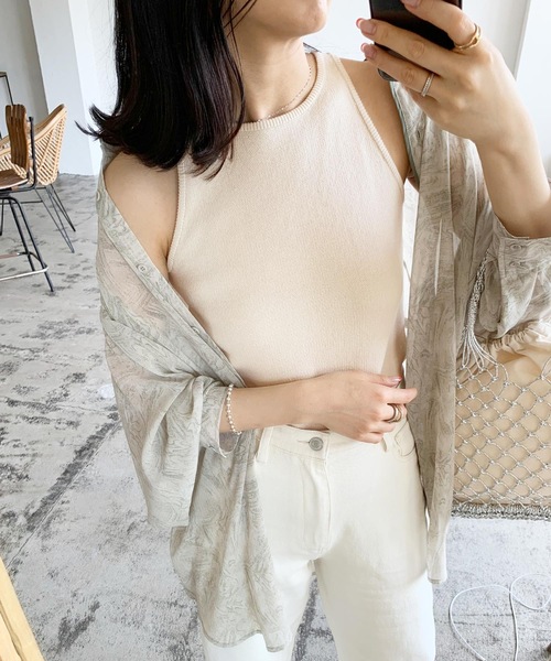 LIAN(リアン)の「アメスリニットプルオーバー(その他トップス・レディース・ブラック/ベージュ/ブラウン/アイボリー・FREE)」の5枚目の写真