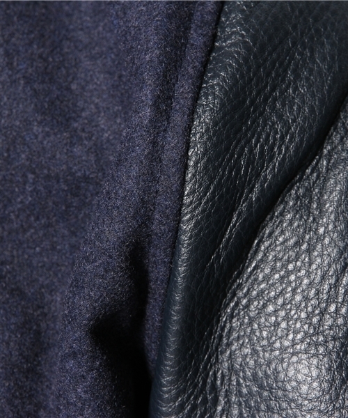 NIKE SPORTSWEAR（ナイキスポーツウェアー）の「ナイキ デストロイヤー ジャケット NIKE DESTROYER JKT 545943-473（スタジャン・メンズ・ネイビー/ブラック・MEDIUM/LARGE/X-LARGE）」の11枚目の写真