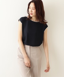 NATURAL BEAUTY BASIC | バイカラーフレンチブラウス/0171210610(シャツ/ブラウス)