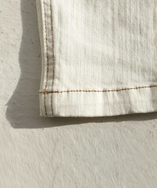 antiqua（アンティカ）の「幅広いテイストに合う◎ホワイトデニム（デニムパンツ・キッズ・オフホワイト・4/3）」の20枚目の写真