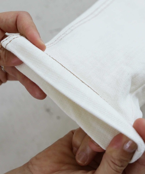 antiqua（アンティカ）の「幅広いテイストに合う◎ホワイトデニム（デニムパンツ・キッズ・オフホワイト・4/3）」の21枚目の写真