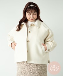 SLURR | 【大きいサイズ】サイドスリットブルゾン(ブルゾン)