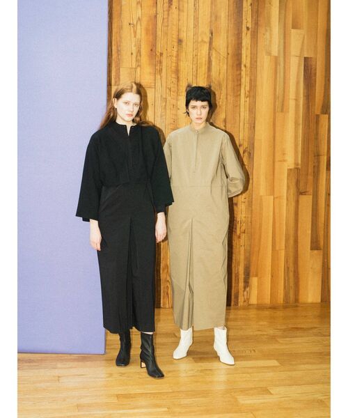 ELENDEEK（エレンディーク）の「カーディガンセットシャツコンビネゾン（つなぎ/オールインワン・レディース・ブラック/モカ・01/02）」の10枚目の写真