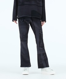 Y-3 | W CH2 VELVET SPACER ZINE AOP FLARED PANTS(その他パンツ)