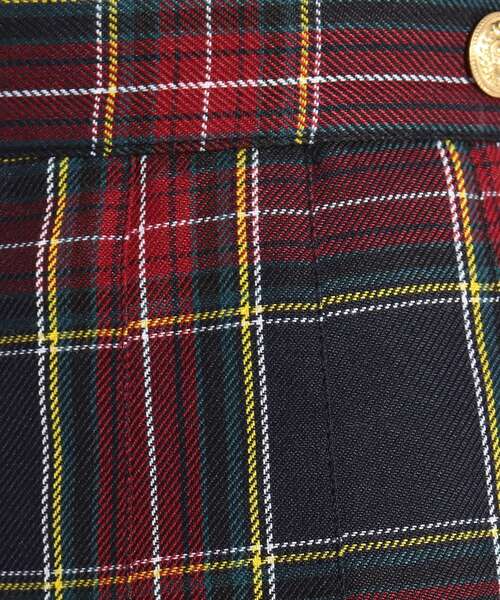 PINK-latte（ピンクラテ）の「【卒服】リボン付チェックスカート（スカート・キッズ・ブラウン系2/レッド系3/グレー系1/ライトイエロー系2/ベージュ系その他4/ライトパープル・16/15 /02）」の20枚目の写真