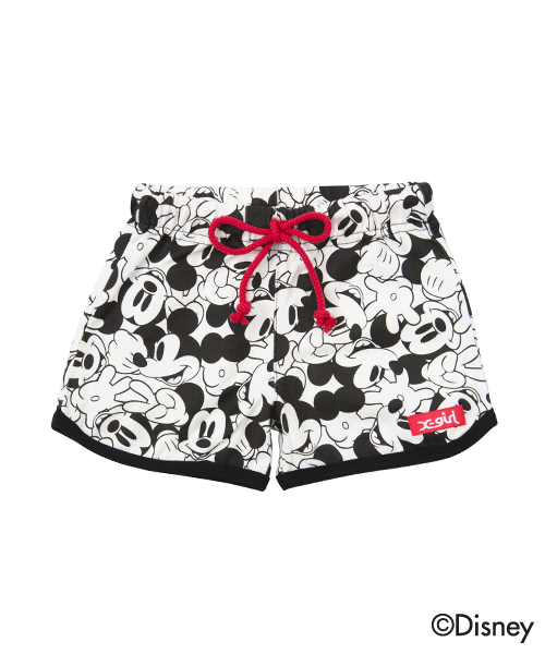X-girl Stages(エックスガールステージス)の「【Disney(ディズニー)】SHORT PANTS Disney (4T~7T)(その他パンツ・キッズ・ブラック/パープル/ピンク・4T/5T/6T/7T)」の2枚目の写真