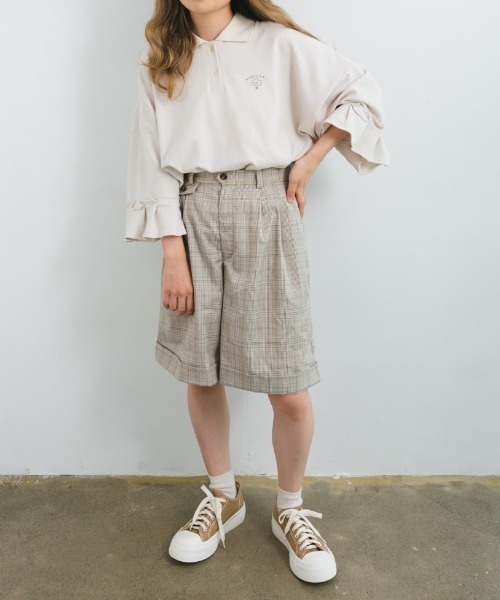 nemne store（ネンネストア）の「空をかけるショートパンツ（その他パンツ・レディース・ベージュ/チェック/オフホワイト・フリー）」の22枚目の写真