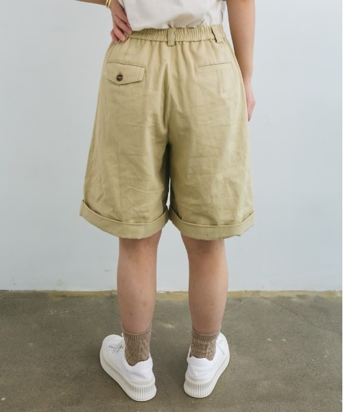 nemne store（ネンネストア）の「空をかけるショートパンツ（その他パンツ・レディース・ベージュ/チェック/オフホワイト・フリー）」の13枚目の写真