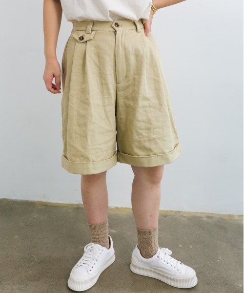 nemne store（ネンネストア）の「空をかけるショートパンツ（その他パンツ・レディース・ベージュ/チェック/オフホワイト・フリー）」の12枚目の写真