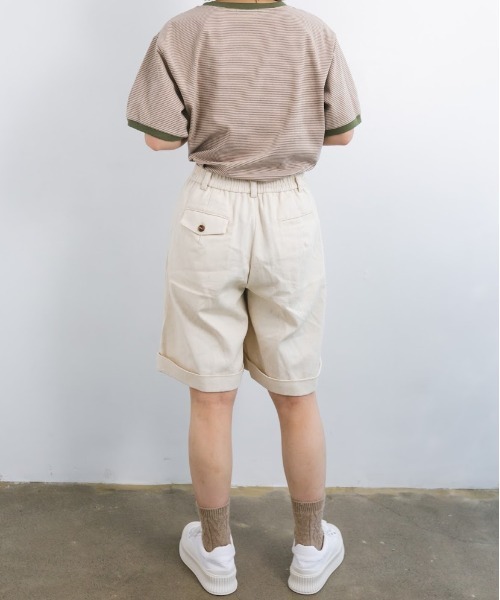 nemne store（ネンネストア）の「空をかけるショートパンツ（その他パンツ・レディース・ベージュ/チェック/オフホワイト・フリー）」の17枚目の写真