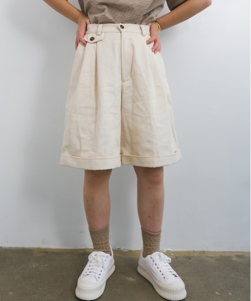 nemne store（ネンネストア）の「空をかけるショートパンツ（その他パンツ・レディース・ベージュ/チェック/オフホワイト・フリー）」の18枚目の写真