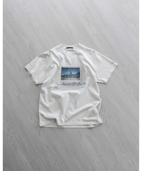 STAMPD（スタンプド）の「＜STAMPD × monkey time＞ PHOTO T 1of3/Tシャツ（Tシャツ/カットソー・メンズ・ホワイト/ベージュ・SMALL/MEDIUM/LARGE）」の2枚目の写真