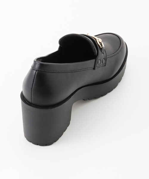 Honeys（ハニーズ）の「ビット付厚底ローファー（ローファー・レディース・ダークブラウン/ブラック系その他2/ブラック系その他・M/L/S）」の18枚目の写真