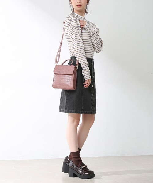 Honeys（ハニーズ）の「ビット付厚底ローファー（ローファー・レディース・ダークブラウン/ブラック系その他2/ブラック系その他・M/L/S）」の15枚目の写真