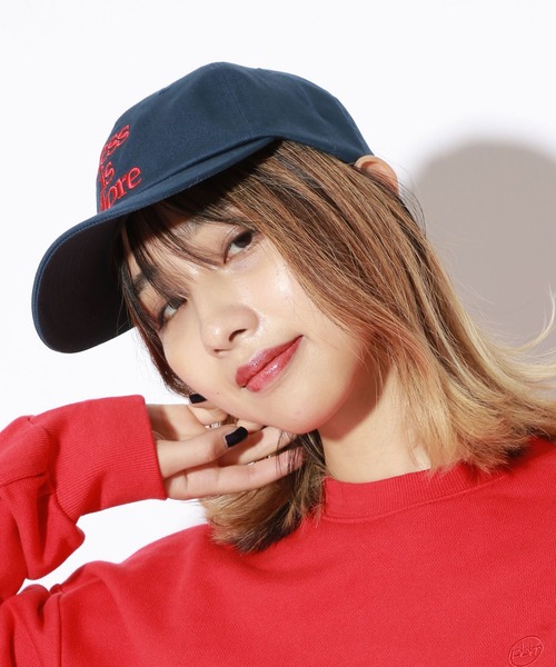 PBLIM（ページボーイリム）の「【PAGEBOYLIM】シシュウキャップ（キャップ・レディース・ブラック/ネイビー・FREE）」の11枚目の写真