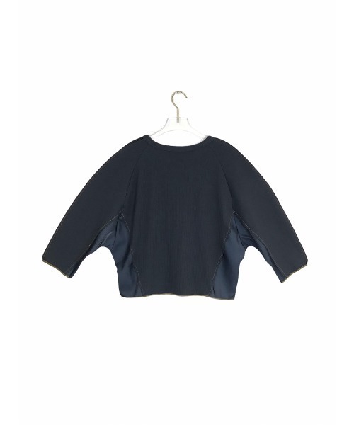 TEVALT（ヴァレット）の「リブ切替ラグランボリュームトップス（Tシャツ/カットソー・レディース・ブラック/グリーン/アイボリー/レッド系・38）」の22枚目の写真