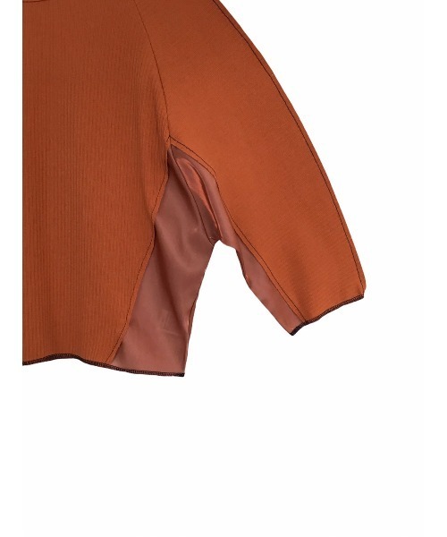 TEVALT（ヴァレット）の「リブ切替ラグランボリュームトップス（Tシャツ/カットソー・レディース・ブラック/グリーン/アイボリー/レッド系・38）」の19枚目の写真