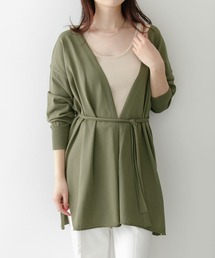 KBF+ | KBF+　ライトカシュクールカーディガン∴(カーディガン/ボレロ)