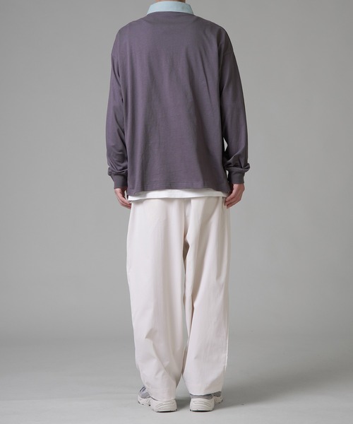 SPINNS（スピンズ）の「ワイドバルーンパンツ（その他パンツ・メンズ・ブラック/チャコール/オフホワイト/グレイッシュベージュ・M/L）」の11枚目の写真