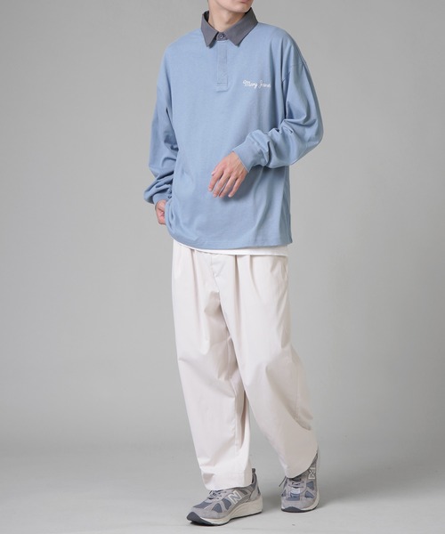 SPINNS（スピンズ）の「ワイドバルーンパンツ（その他パンツ・メンズ・ブラック/チャコール/オフホワイト/グレイッシュベージュ・M/L）」の12枚目の写真