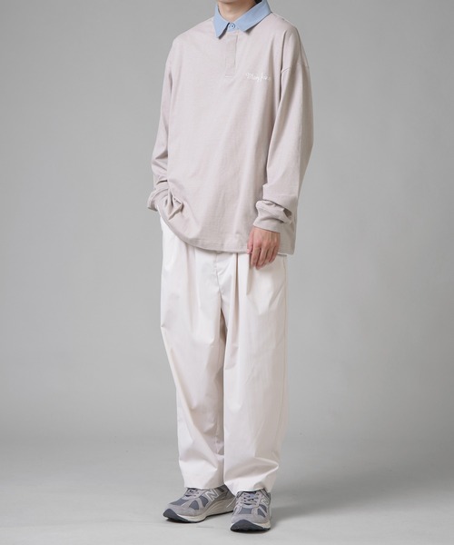 SPINNS（スピンズ）の「ワイドバルーンパンツ（その他パンツ・メンズ・ブラック/チャコール/オフホワイト/グレイッシュベージュ・M/L）」の14枚目の写真