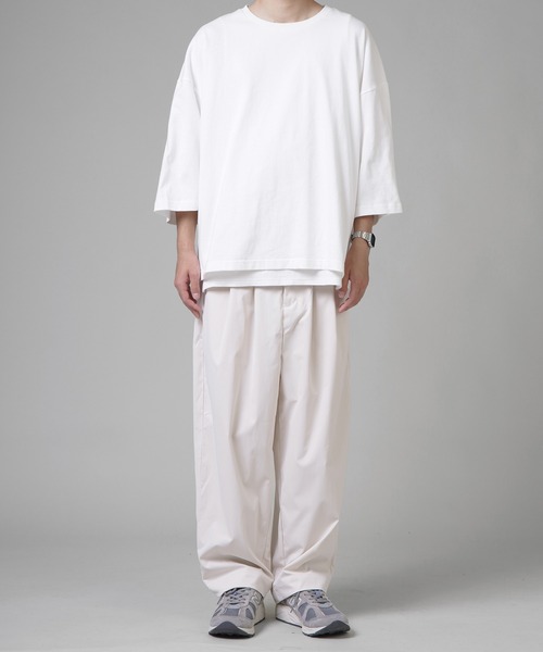 SPINNS（スピンズ）の「ワイドバルーンパンツ（その他パンツ・メンズ・ブラック/チャコール/オフホワイト/グレイッシュベージュ・M/L）」の15枚目の写真