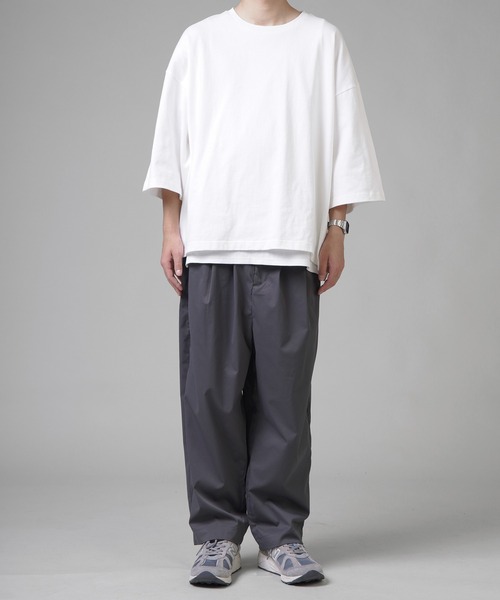 SPINNS（スピンズ）の「ワイドバルーンパンツ（その他パンツ・メンズ・ブラック/チャコール/オフホワイト/グレイッシュベージュ・M/L）」の17枚目の写真
