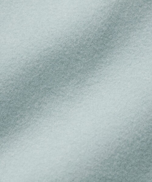 CAST:（キャストコロン）の「ショートライトコート（ノーカラーコート・レディース・ネイビー/オフホワイト/グリーン・M）」の20枚目の写真