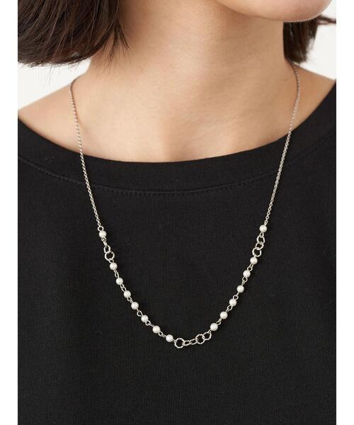 earth music&ecology（アースミュージックアンドエコロジー）の「3wayコインパールネックレス ＊（ネックレス・レディース・シルバー/ゴールド・FREE）」の7枚目の写真