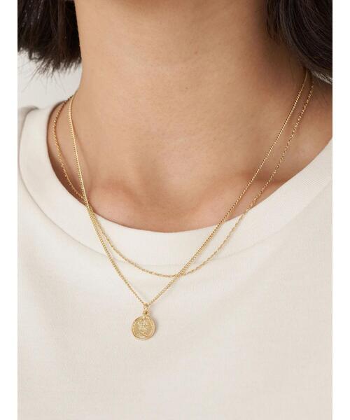 earth music&ecology（アースミュージックアンドエコロジー）の「3wayコインパールネックレス ＊（ネックレス・レディース・シルバー/ゴールド・FREE）」の12枚目の写真