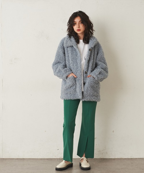 Lui's（ルイス）の「センターステッチパンツ（スラックス・レディース・ダークブラウン/グリーン/ブラック・FREE）」の17枚目の写真