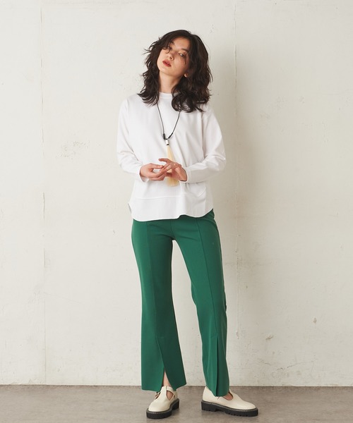 Lui's（ルイス）の「センターステッチパンツ（スラックス・レディース・ダークブラウン/グリーン/ブラック・FREE）」の19枚目の写真