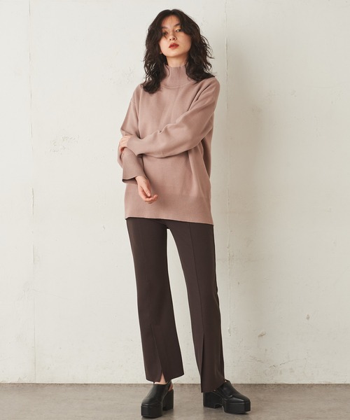 Lui's（ルイス）の「センターステッチパンツ（スラックス・レディース・ダークブラウン/グリーン/ブラック・FREE）」の9枚目の写真