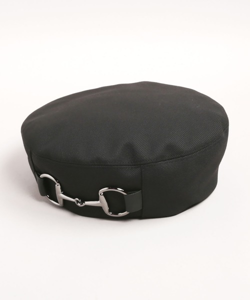 CA4LA（カシラ）の「PLAID BERET 6（ハンチング/ベレー帽・レディース・ブラック/ベージュ/グレー/マスタード・ONESIZE）」の2枚目の写真