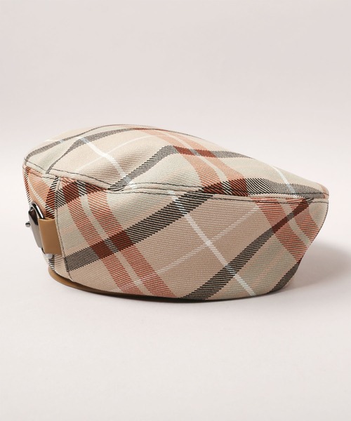CA4LA（カシラ）の「PLAID BERET 6（ハンチング/ベレー帽・レディース・ブラック/ベージュ/グレー/マスタード・ONESIZE）」の10枚目の写真
