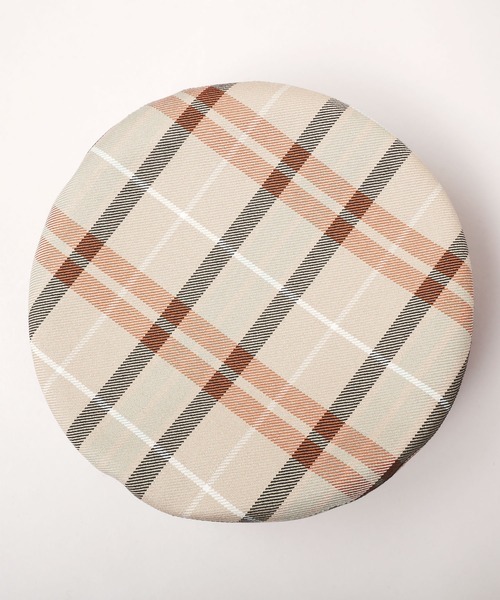 CA4LA（カシラ）の「PLAID BERET 6（ハンチング/ベレー帽・レディース・ブラック/ベージュ/グレー/マスタード・ONESIZE）」の9枚目の写真