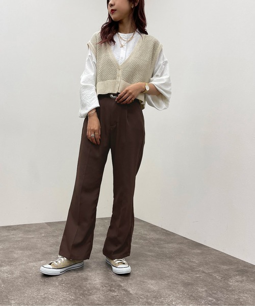 apres jour mignon(アプレジュールミニョン)の「2WAYジャガードビスチェ【ZOZOTOWN限定アイテム】(ベスト・レディース・アイボリー/グリーン系その他/ブルー系その他・X-LARGE/フリー)」の12枚目の写真