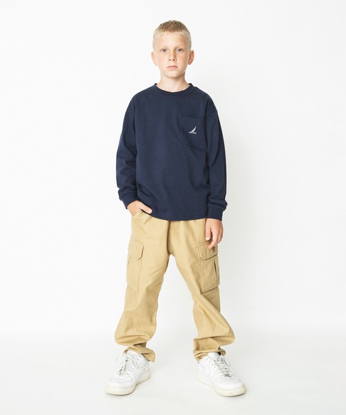 NAUTICA(ノーティカ)の「【NAUTICA/ノーティカ】カーゴロングパンツ(その他パンツ・キッズ・カーキ/ベージュ/ネイビー・150cm/140cm/120cm/130cm)」の9枚目の写真