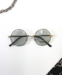 yield（イールド）の「【yield select】 ラウンド型 サングラス 伊達メガネ カラーレンズ クリアレンズ UVカット 3364（サングラス）」