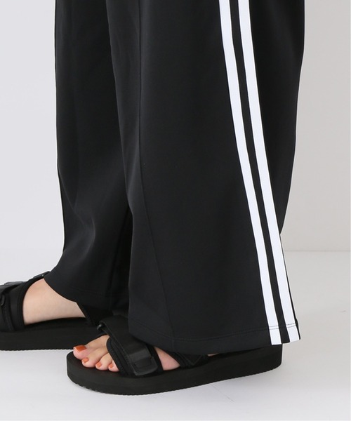 最終価格★新品★adidas ブラック ワイドパンツ 3本ライン 2way adidas Originals - 新品◇adidas◇黒3XL◇サテンワイドレッグ